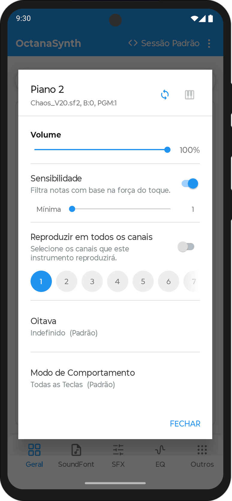 OctanaSynth Screen 3