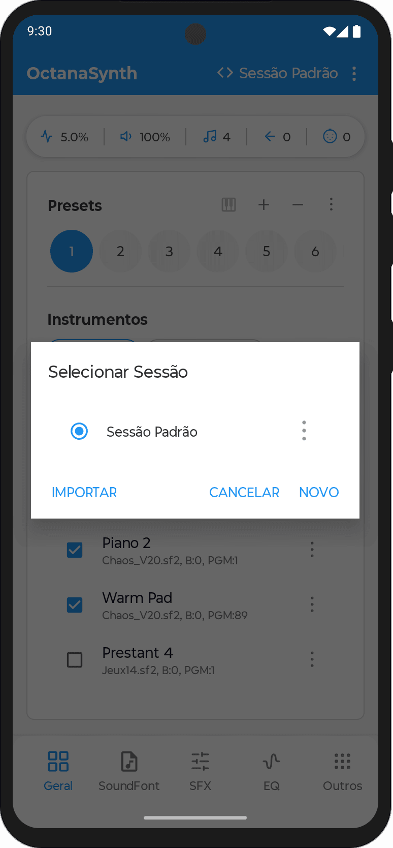 OctanaSynth Screen 5